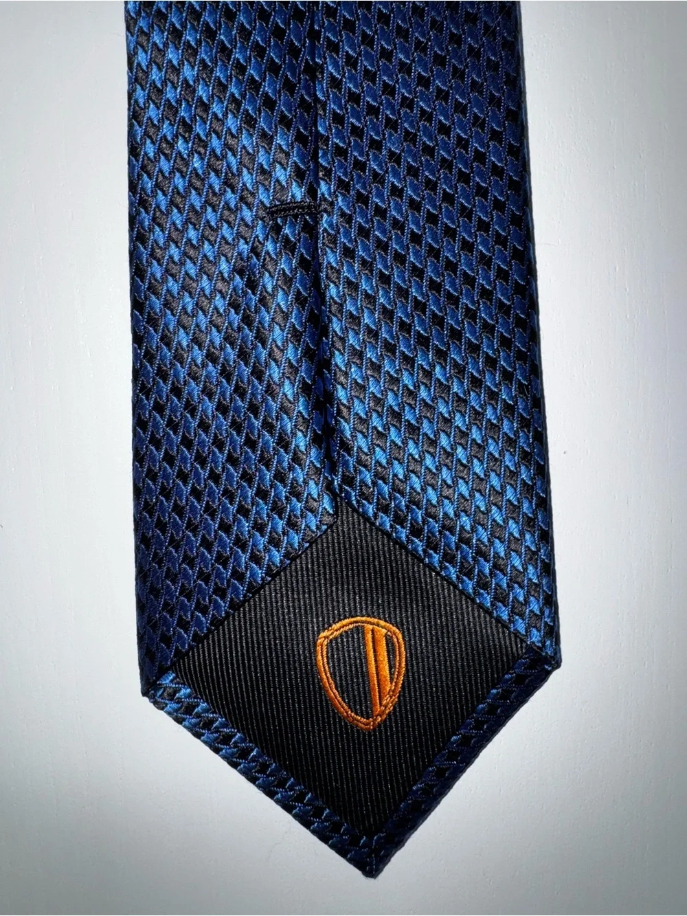 Ben Sherman silk Navy Blue Micro-Pattern Men's Tie